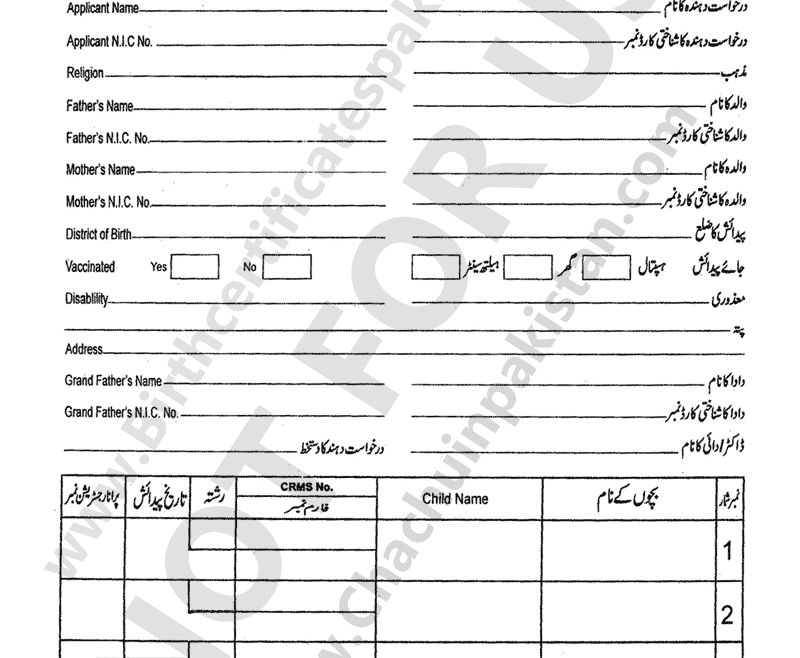 Birth Certificate in Pakistan 2026 – Requirements, Registration Process and Important Information